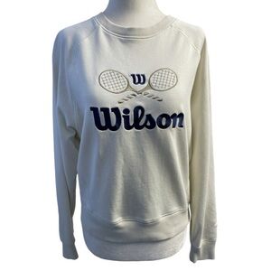 Wilson Grant Park Crew Neck Sweater Embroidered Logo Size Small